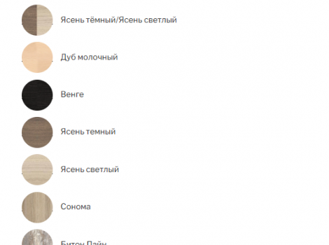 Модульный ряд шкафов